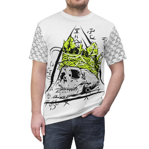 Skull King Unisex white Cut & Sew Tee