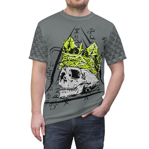 Skull King Unisex Grey Cut & Sew Tee