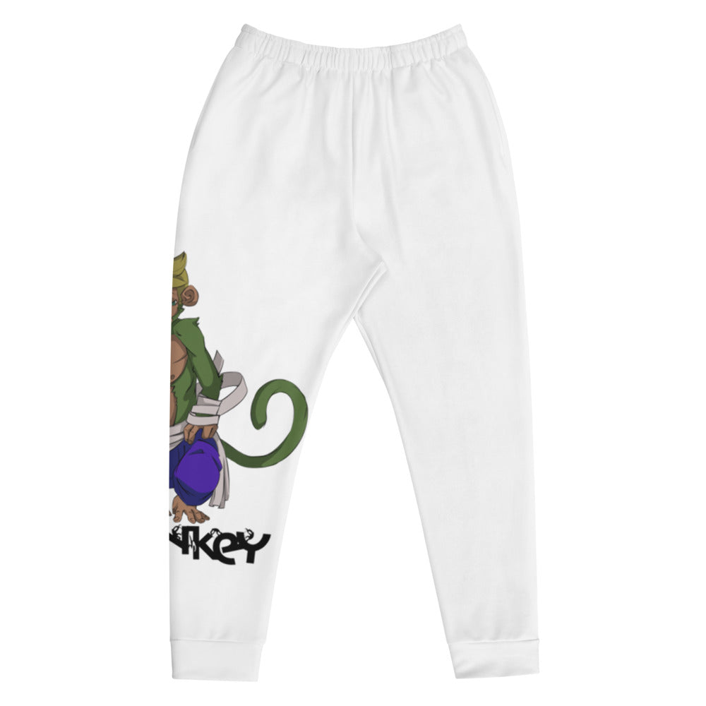 Men's White Monkey Joggers 2022 Edition