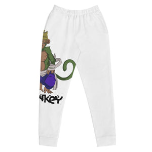 Women's Monkey White Joggers 2022 Edition