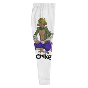 Women's Monkey White Joggers 2022 Edition