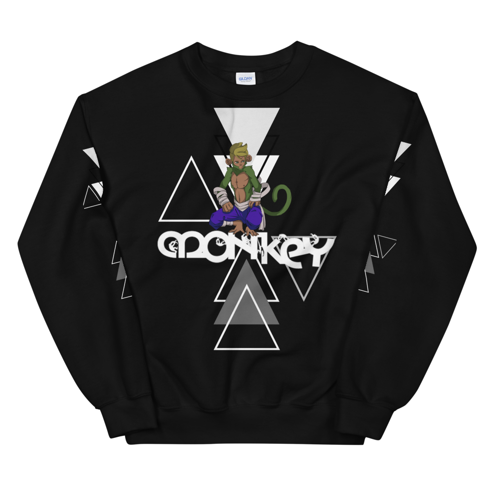 Monkey Unisex white Sweatshirt 2022 Edition