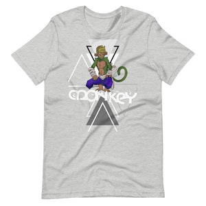 Monkey Unisex Grey Short Sleeve Tee 2022 Edition