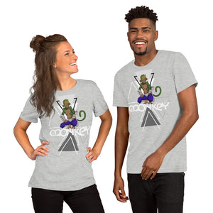 Monkey Unisex Grey Short Sleeve Tee 2022 Edition